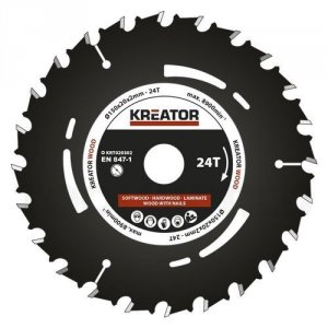 Rundsavsklinge 150 mm FS 24 HM tænder Kreator KRT020302 - Kreator