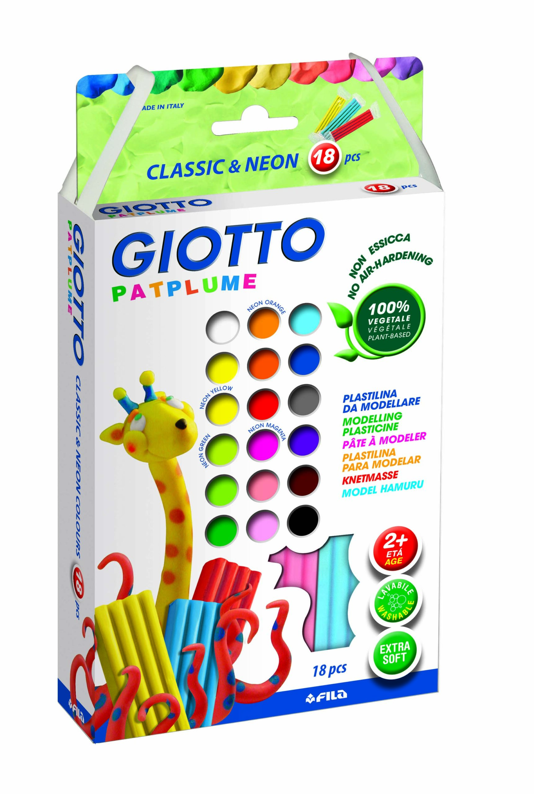 Giotto Patplume Modellervoks 18x20 g - Daler-Rowney