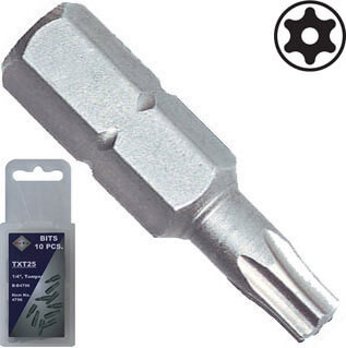 BATO 1/4" Bits TXT 40 x 25mm. 10 stk. pk. - Bato