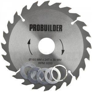 Rundsavsklinge 165x2,8x30 mm T24 ProBuilder - ProBuilder