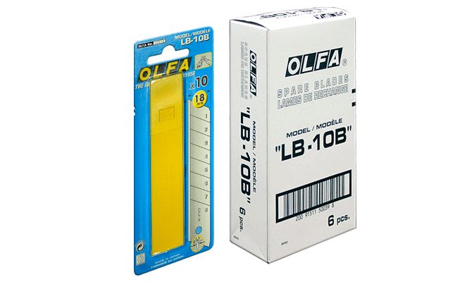 OLFA knivblade Snap-Off 18mm. LB-10B - Olfa