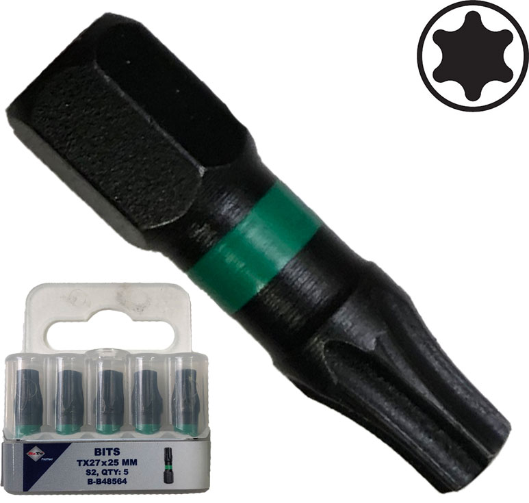 'BATO 1/4" Bits Torsion S4 slag Torx 25 x 25mm' - Bato