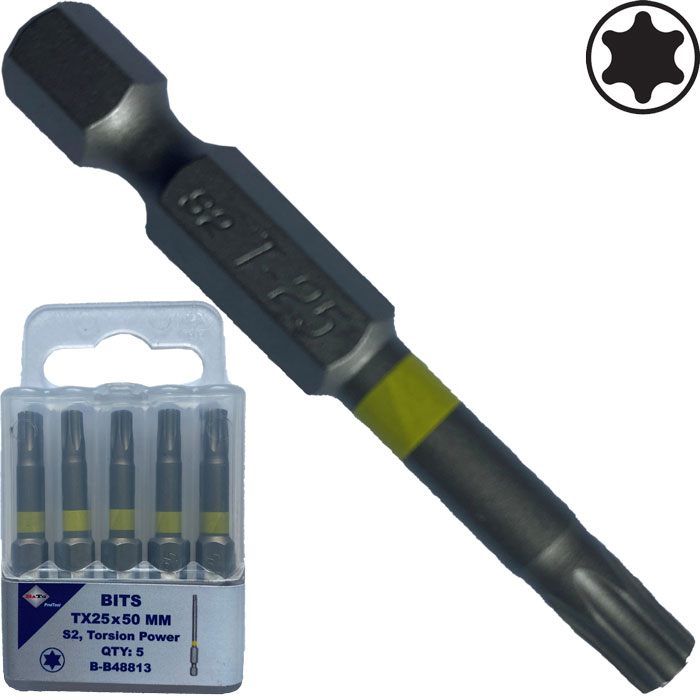 'BATO 1/4" Bits industri torx 20 x 50mm' - Bato