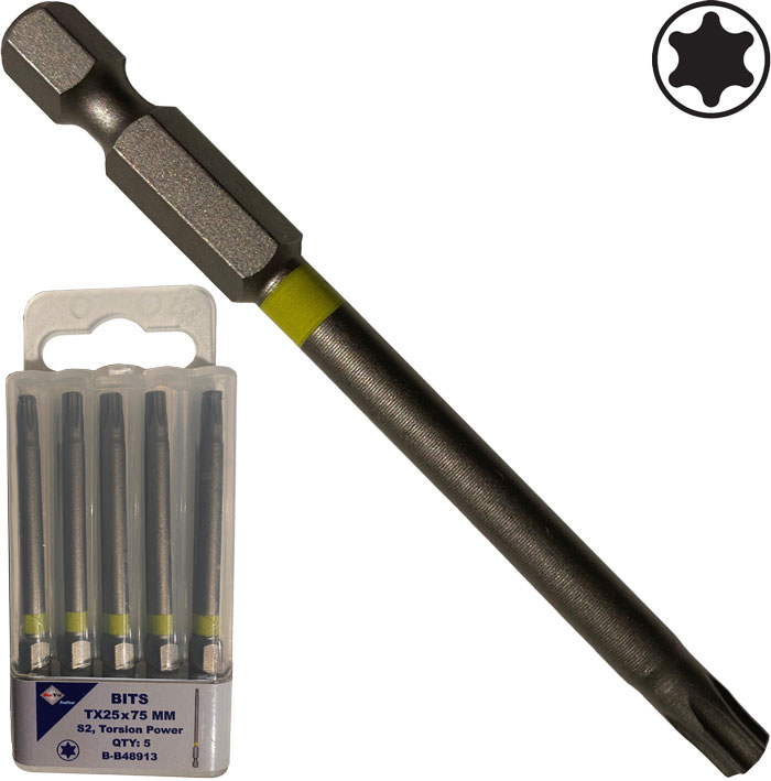 'BATO 1/4" Bits industri torx 27 x 75mm' - Bato