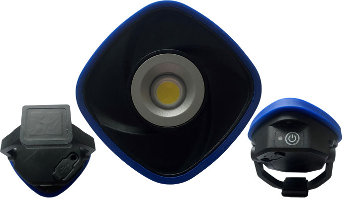 'BATO Arbejdslampe 6W med flex magnet. 300/600 Lumen. Opladelig.' - Bato