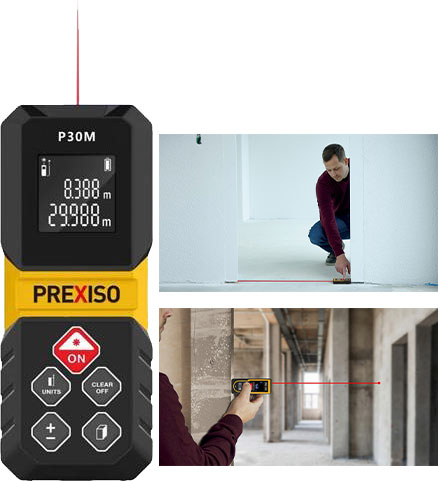 PREXISO P30M mini laser afstandsmåler - Prexiso