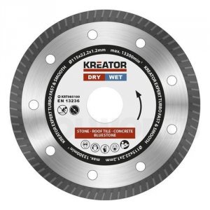 Diamant skæreskive 115 mm EXPERT TURBO Kreator KRT085100 - Kreator