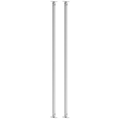 Lundbergs New York Baluster Aluminium 2stk ø19x1005 - Lundbergs