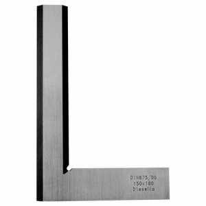 Hårvinkel 100x70 mm din 875/00 Diesella - Diesella