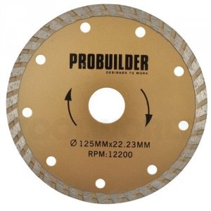 Diamantklinge t/vinkelsliber 125 mm ProBuilder 16960 - ProBuilder