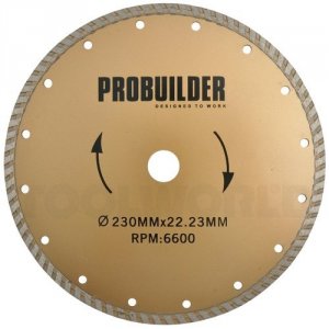 Diamantklinge t/vinkelsliber 230 mm ProBuilder 16961 - ProBuilder