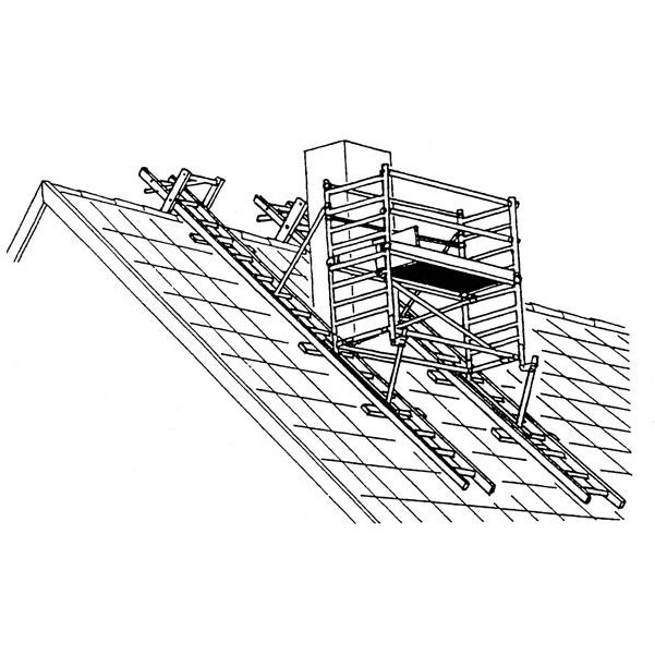 Custers Skortstensstillads 250 cm-2,50 - Custers