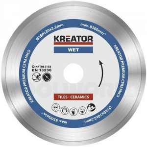 Diamantklinger til fliser 180 mm PREMIUM Kreator KRT081103 - Kreator