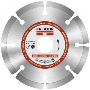 Diamantklinger til sten 115 mm PREMIUM Kreator KRT082101 - Kreator