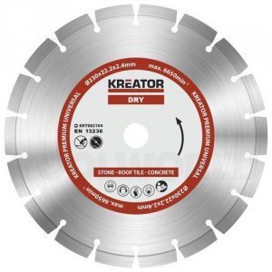 Diamantklinger til sten 230 mm PREMIUM Kreator KRT082104 - Kreator