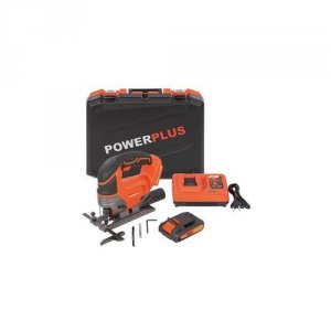 Stiksav 20 V i kuffert med batteri 20 V PowerPlus - PowerPlus