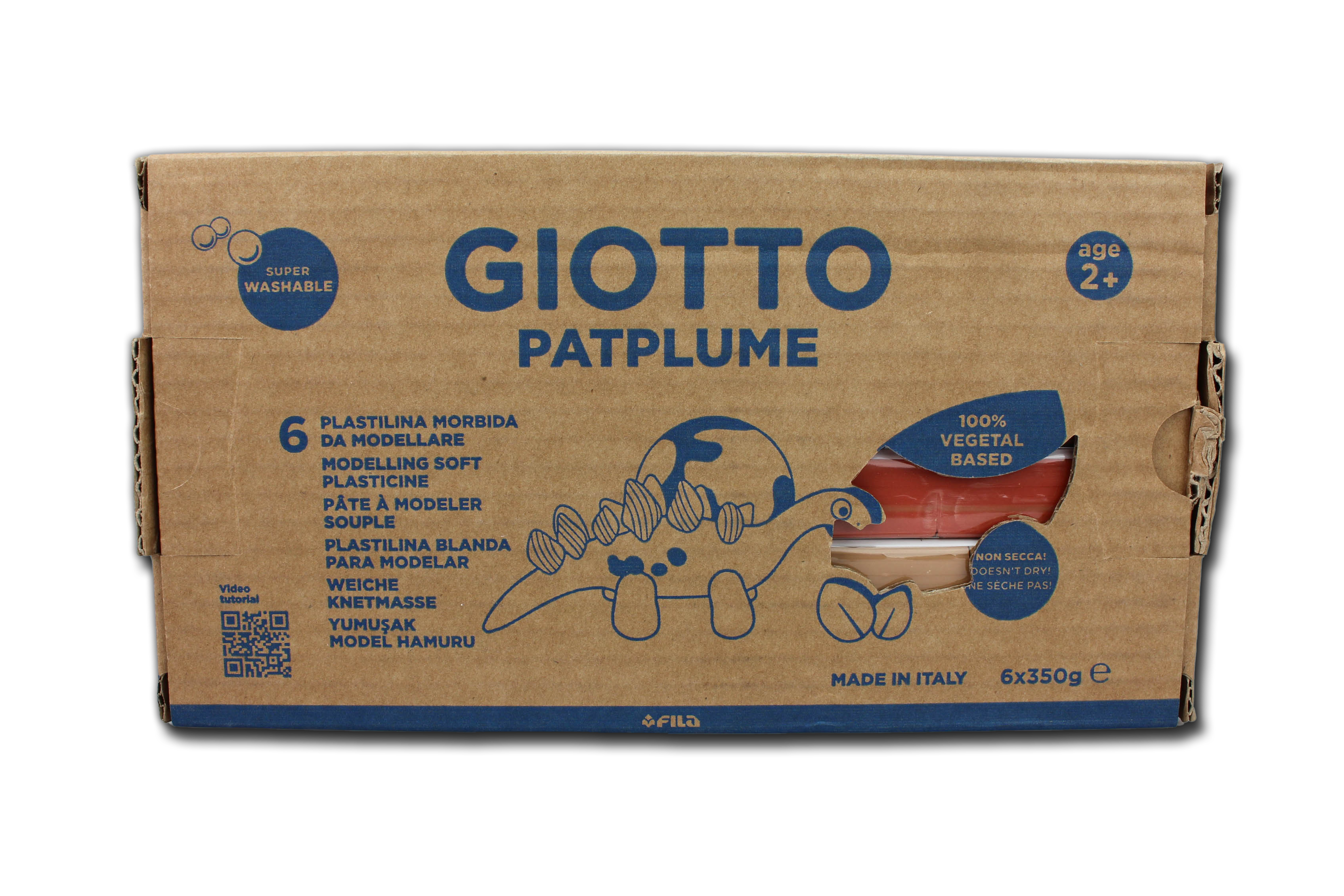 Giotto Patplume Modellervoks hudfarver 6x350 g