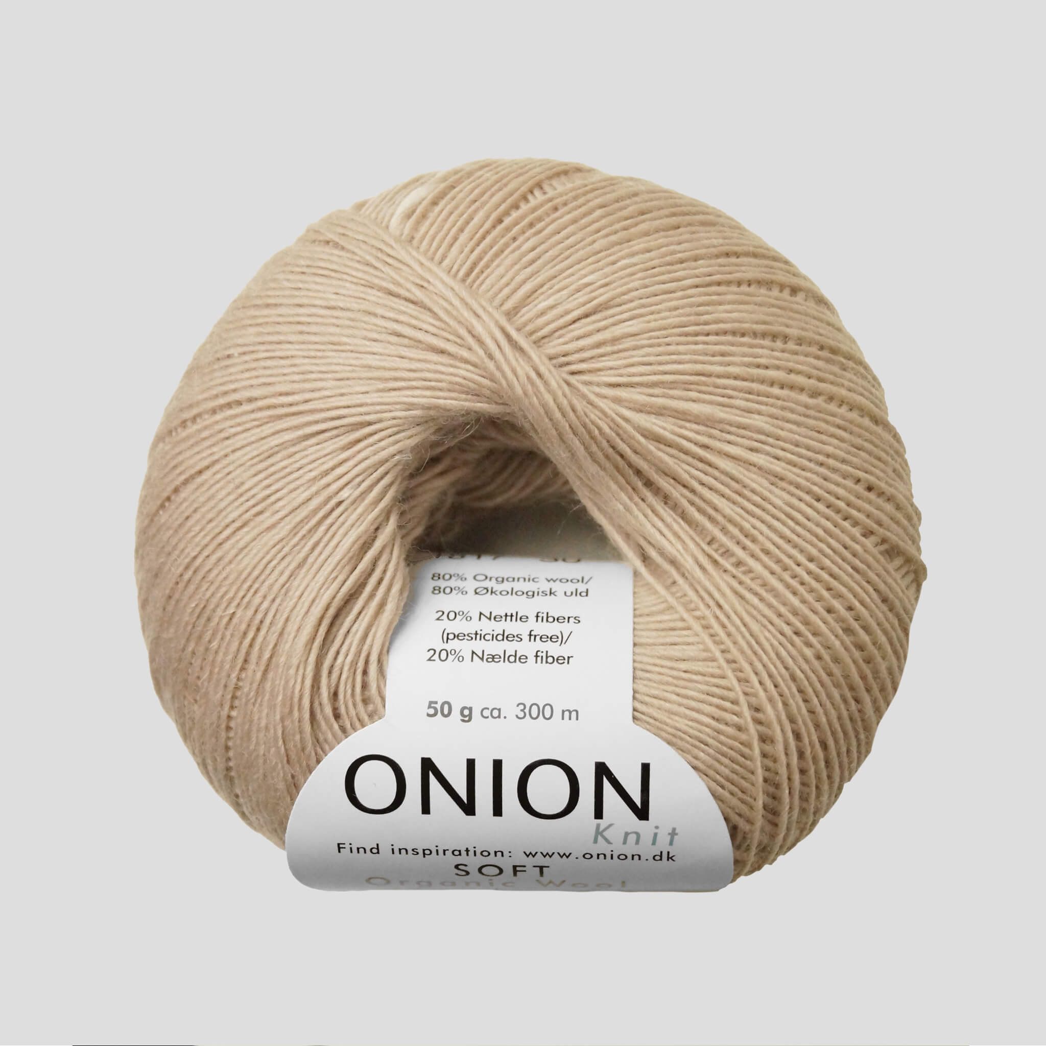 Onion Wool + Nettles - Onion Soft Organic Wool + Nettles 1517 Beige | Onion garn |