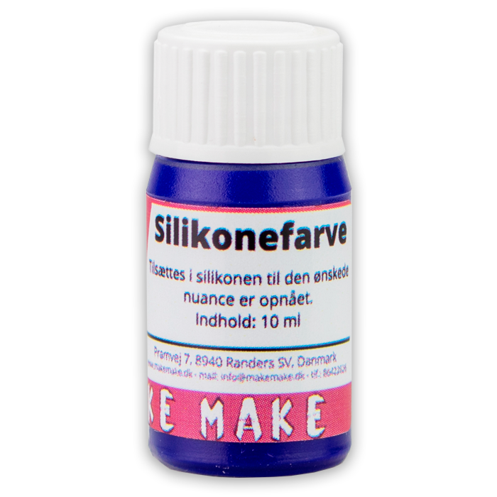 Silikonefarver Blå - MakeMake