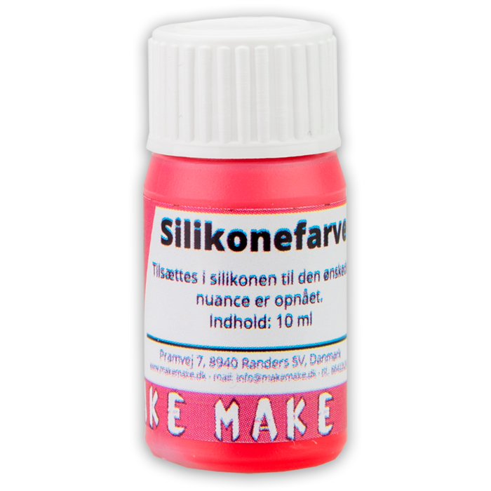 Silikonefarver Rød - MakeMake