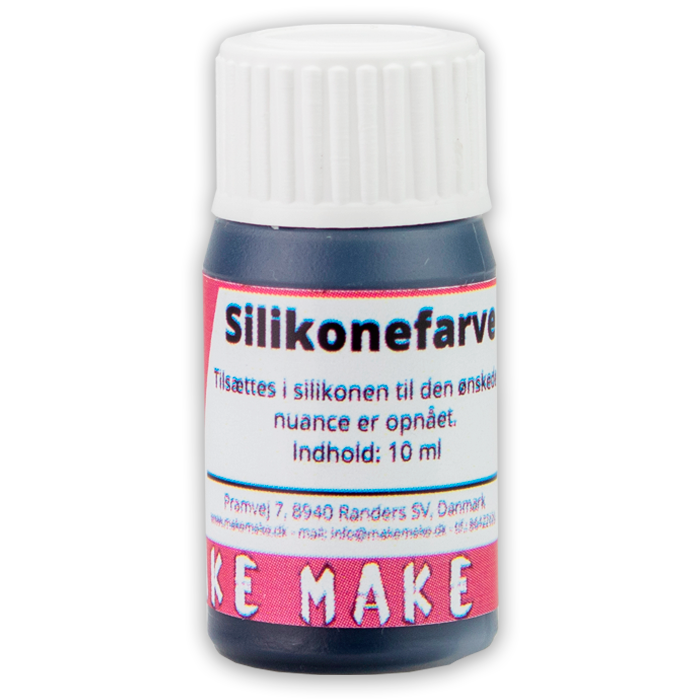 Silikonefarver Sort - MakeMake