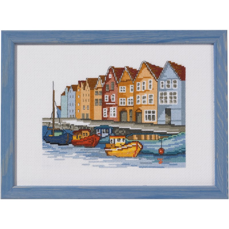 Både i havnen 20x28cm R5386