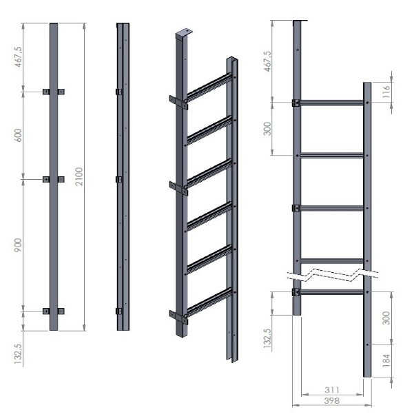 Modum Redningsstige -2,10 - Modum