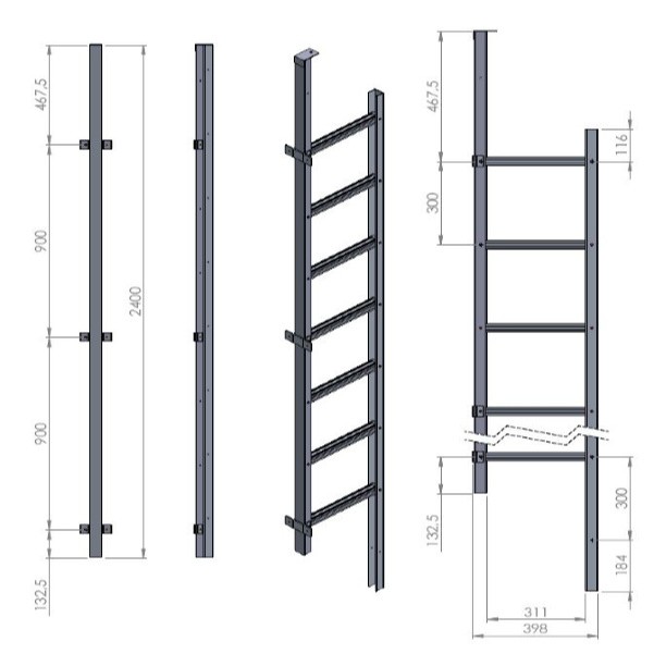 Modum Redningsstige -2,4 - Modum