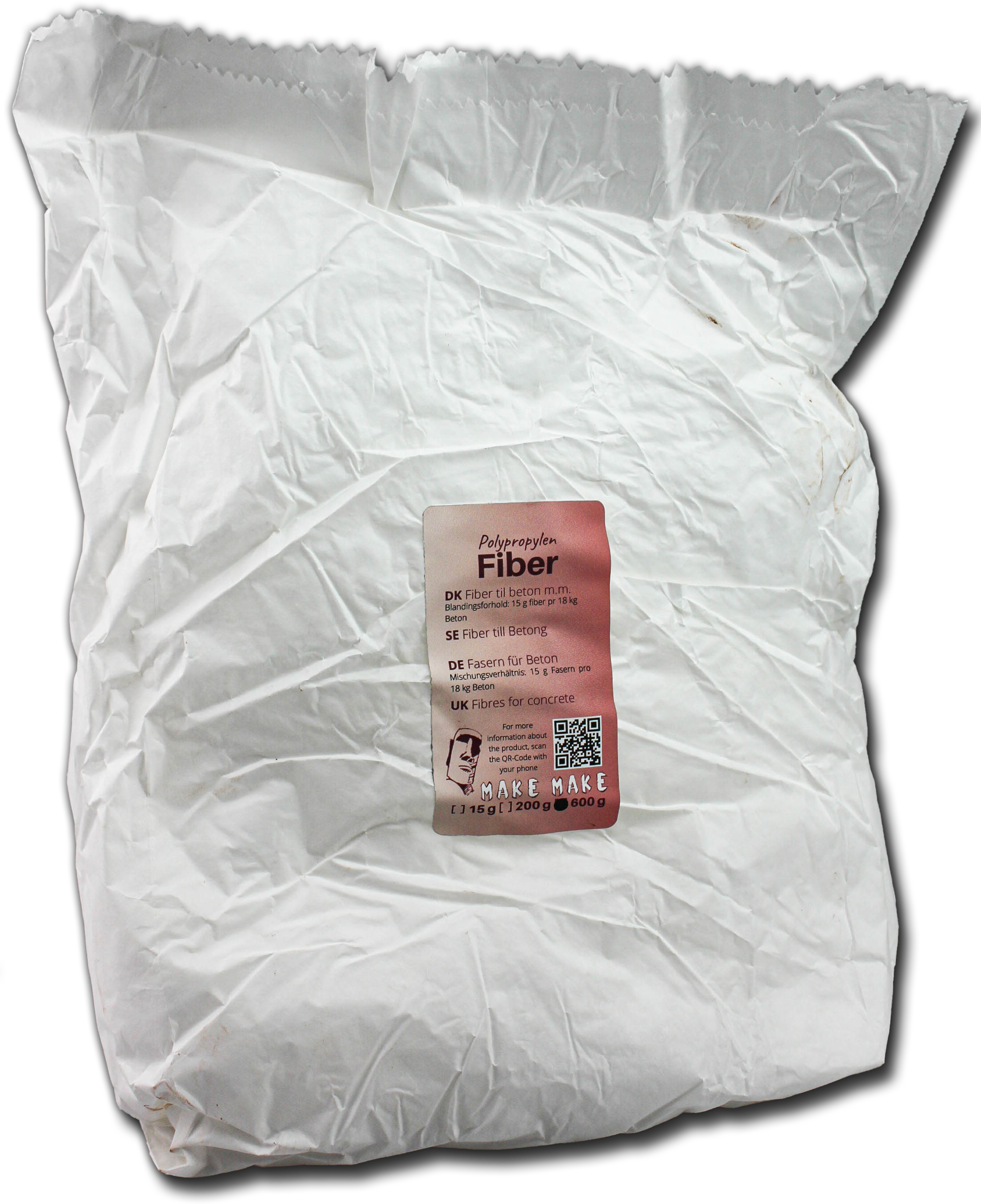 Fiber til beton 600 gram (169,00 DKK) - MakeMake