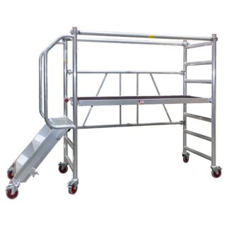 Jumbo 250SKT Foldestillads m/trappe & gelænder (74x250Â cm) - Jumbo