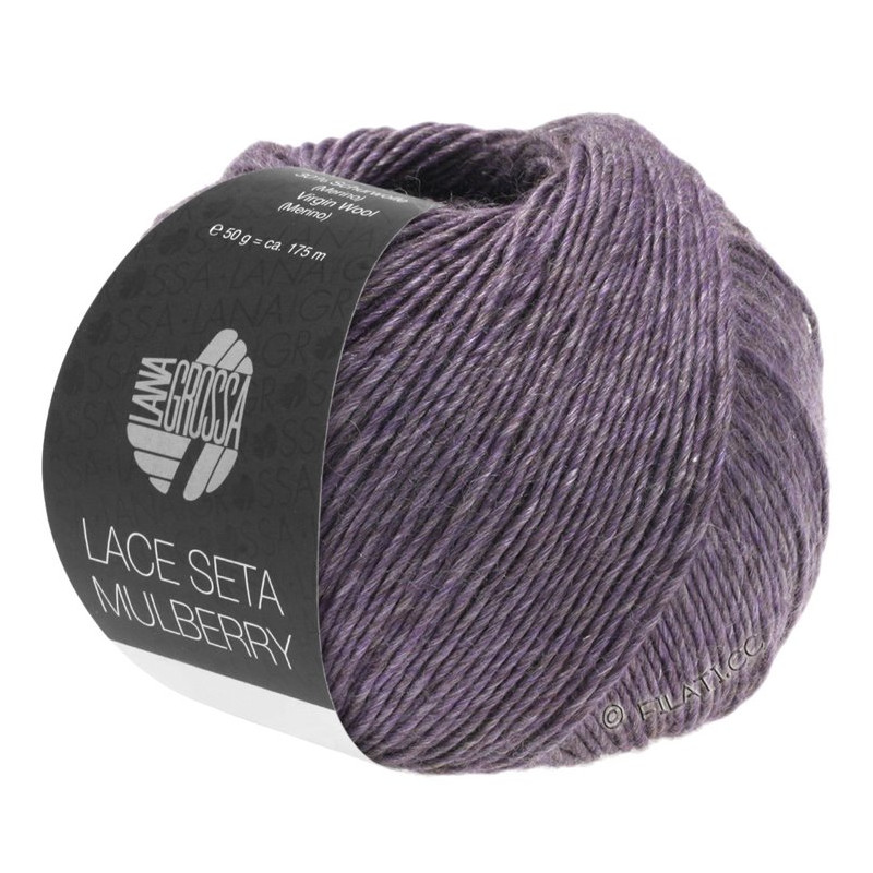 Lace seta Mulberry - Lana Grossa Lace Seta Mulberry Farver - 5 blomme