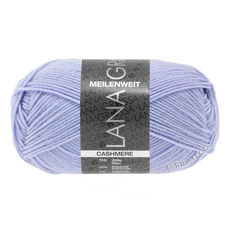 Meilenweit cashmere - Meilenweit cashmere, farve - 38 Lys Lilla