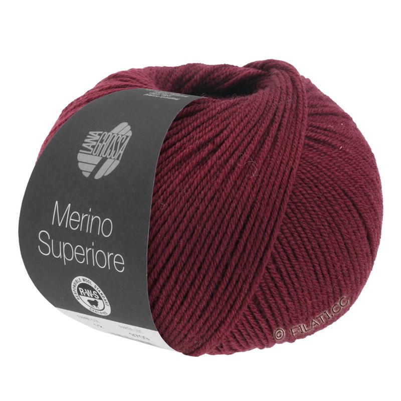 Merino Superiore - Merino Superiore, Farve - 28 Bordeaux