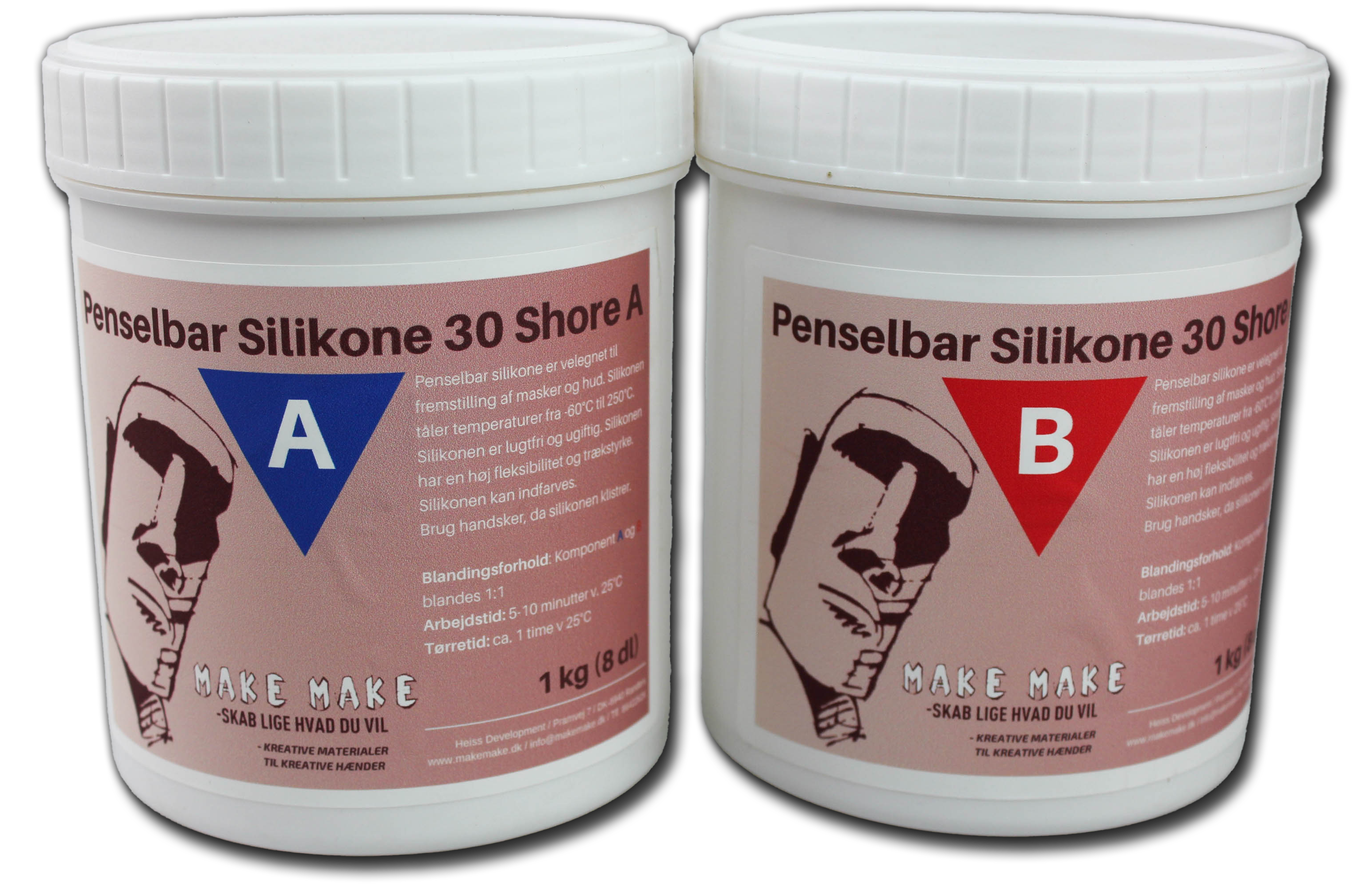 Penselbar Silikone (30 Shore A) - MakeMake