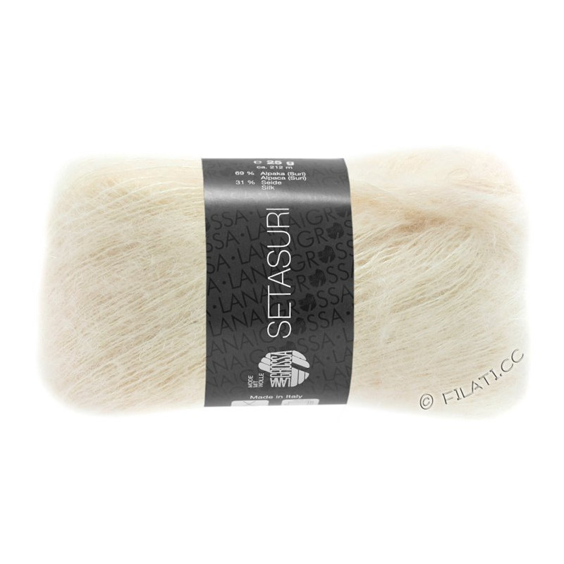 Setasuri - Setasuri farve - 02 Råhvid