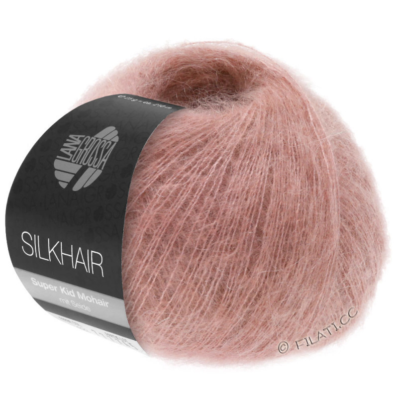 Silkhar/Silkhair Haze Melange - Lana grossa Silkhar/Silkhair Haze Melange - 074 Mørk rosa