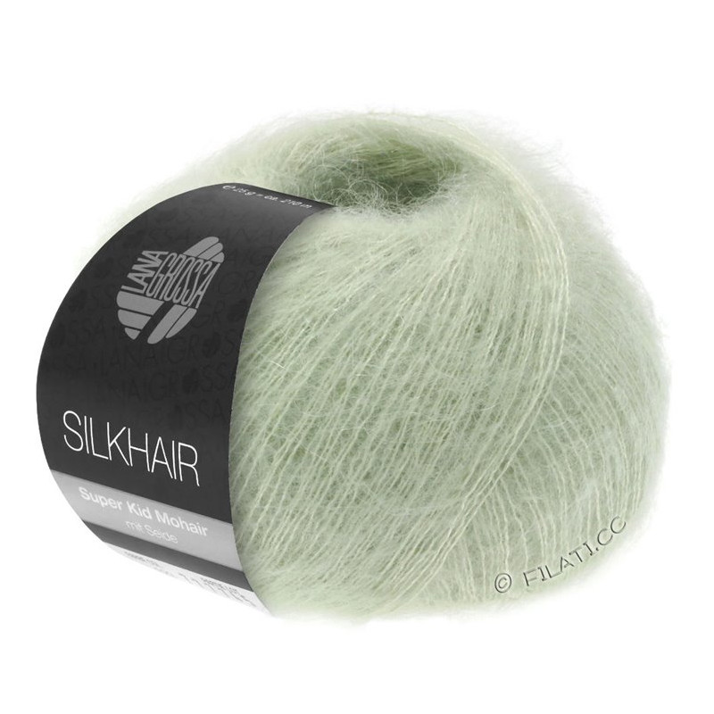 Silkhar/Silkhair Haze Melange - Lana grossa Silkhar/Silkhair Haze Melange - 140 Lys Grøn