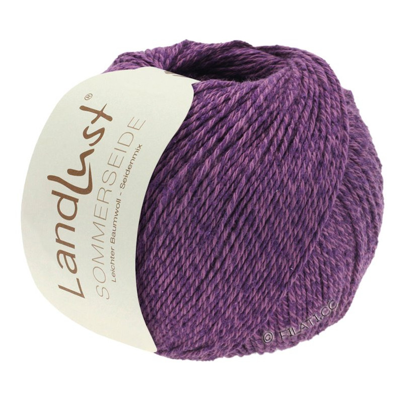 Sommerseide - Sommerseide Farve - 021 mørk violet