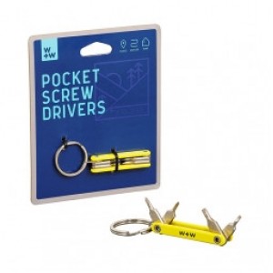 W+w Mini Screwdriver Tool Keychain - Multitool - W+W